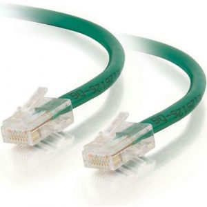 C2G 75ft Cat5e Non-Booted Unshielded (UTP) Network Patch Cable - Green - RJ-45 Male - RJ-45 Male - 75ft - Green - 24400