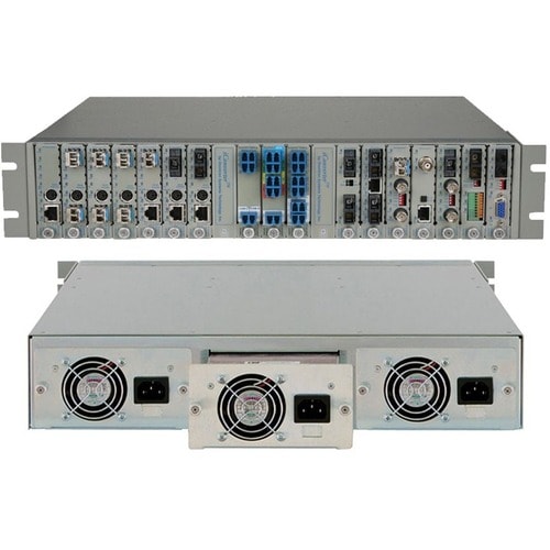 19 MODULE CHASSIS ICONVERTER 3X AC 60W POWER SUPPLY ETHERNET 2U - 8200-3