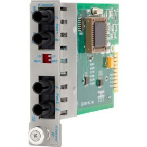 Omnitron Systems iConverter OC3/STM1 Fiber Converter - 1 x ST , 1 x ST - OC-3, OC-3 - Rack-mountable 8660-1 - 8660-1
