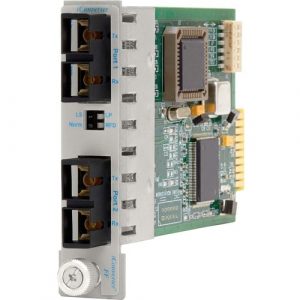 Omnitron Systems iConverter OC3FF MM to SM Managed Media Converter - 1 x SC , 1 x SC - OC-3, OC-3 8661-1 - 8661-1