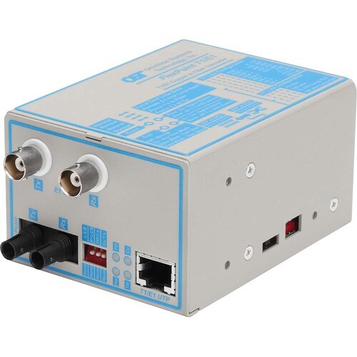 1X T1/E1 COAX+RJ45 / FIBER FLEXPOINT T1/E1 ST SM 1310 30KM - 4493-1