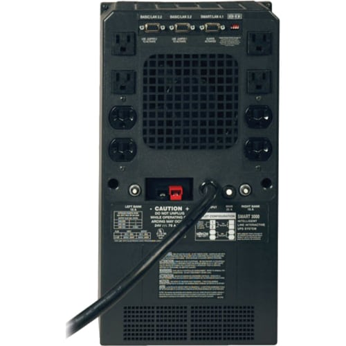 Eaton Tripp Lite Series SmartPro 120V 3kVA 2.4kW Line-Interactive UPS, Tower, Extended Run, 3 DB9 ports - 3000VA/2400W - 7 Minute Full Load - 4 x NEMA - SMART 3000NET - Image 2