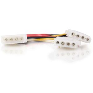 C2G 14IN INT POWER Y-CABLE SPLITTER 1X 4PIN MALE TO 2X 4PIN FEMALE 20413