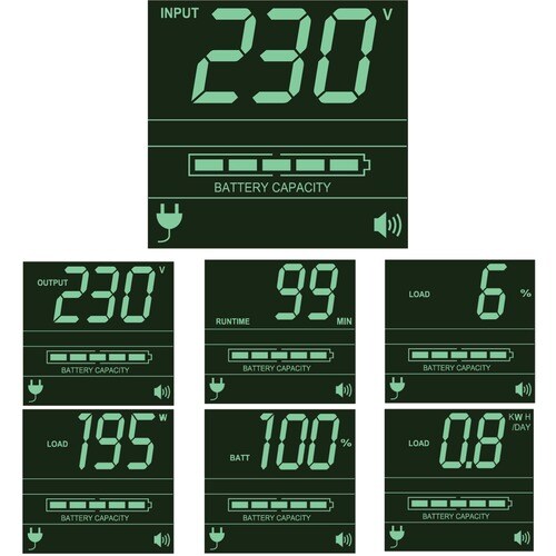 Eaton Tripp Lite Series SmartPro 230V 2.2kVA 1.92kW Line-Interactive Sine Wave UPS, 2U, Extended Run, Network Card Options, LCD, USB, DB9 - 2200VA/1920W - 5 Minute Full Load - SMX2200XLRT2U - Image 5