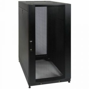 25U RACK ENCLOSURE CABINET NETWORK SERVER SHOCK PALLET SHIP - SR25UBSP1