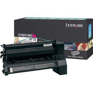 Lexmark Original Toner Cartridge - Laser - 15000 Pages - Magenta - 1 Each C782X1MG - C782X1MG