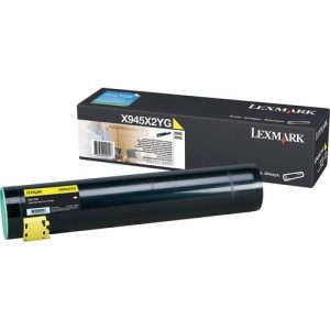 Lexmark Original Toner Cartridge - Laser - 22000 Pages - Yellow - 1 Each X945X2YG - X945X2YG
