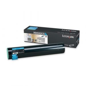 Lexmark Toner Cartridge - Laser - High Yield - 22000 Pages - Cyan - 1 Each X945X2CG - X945X2CG