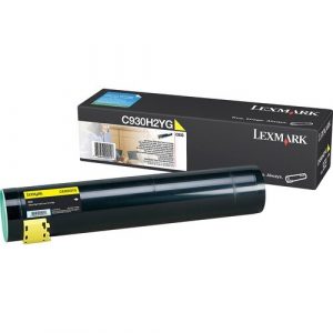 Lexmark Original Toner Cartridge - Laser - 24000 Pages - Yellow - 1 Each C930H2YG - C930H2YG
