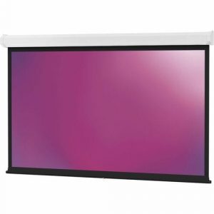 130IN DIAG MODEL C MANUAL WALL CEILING MATTE WHITE CUST PAYS FRT - 36445