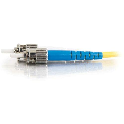 C2G 3m ST-ST 9/125 OS1 Duplex Singlemode PVC Fiber Optic Cable (USA-Made) - Yellow - Fiber Optic for Network Device - ST Male - ST Male - 9/125 - 14432 - Image 2