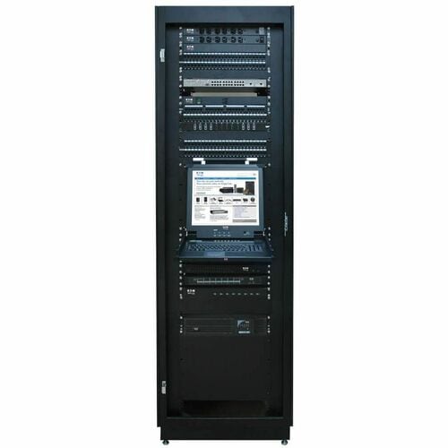 45U RACK ENCLOSURE CABINET NETWORK SERVER DOORS SIDES 3000LBS - SR45UB - Image 7