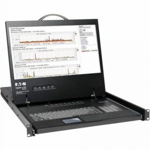 8PORT KVM RACK CONSOLE 19 LCD 1U KEYBOARD HD15 PS/2 OSD - B040-008-19