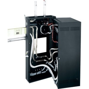 Legrand Av - Middle 16SP/16D WALLRACK BLACK DWR-16-17