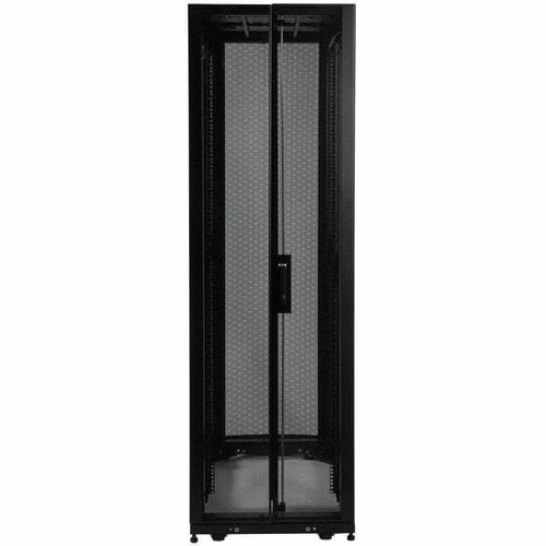 48U RACK ENCLOSURE CABINET NETWORK SERVER DOORS SIDES 3000LBS - SR48UB - Image 2