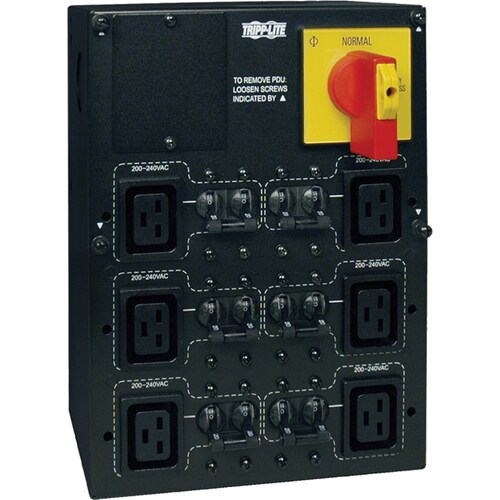 Eaton Tripp Lite Series Detachable PDU option with IEC output connections for compatible SmartOnline UPS Systems - 6 x IEC 60320 C19 SUPDMB710IEC - SUPDMB710IEC