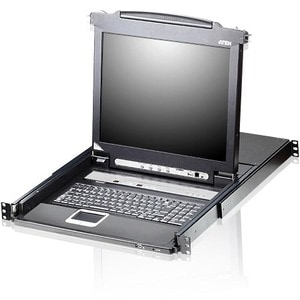 16PORT PS/2 SLIDEAWAY LCD KVM SWITCH 1U RM W/ CABLES - CL5716M