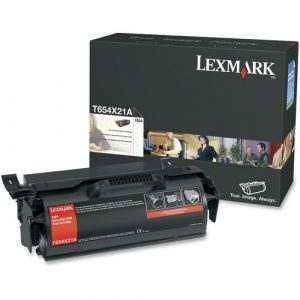 Lexmark Original Toner Cartridge - Laser - 36000 Pages - Black - 1 Each T654X21A - T654X21A