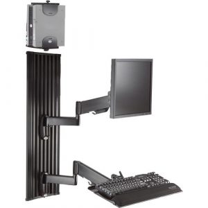 Chief All-In-One 10-30" Monitor Arm Workstations for LCD Displays - Black KWT110B - KWT110B