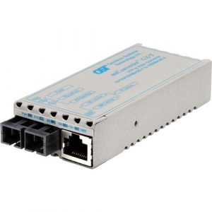 10/100/1000 BASE-T LX ETHERNET MICONVERTER FIBER SCSM 1310 34KM US - 1223-2-1