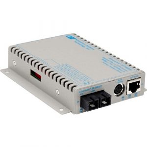 Omnitron Systems iConverter Fast Ethernet Media Converter - 1 x RJ-45 , 1 x SC - 10/100Base-TX, 100Base-FX 8903N-1-D - 8903N-1-D
