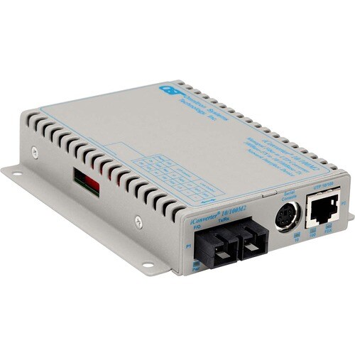 Omnitron Systems iConverter Fast Ethernet Media Converter - 1 x RJ-45 , 1 x SC - 10/100Base-TX, 100Base-FX 8903N-1-D - 8903N-1-D