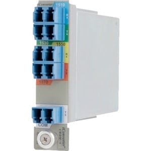 iConverter 4-Ch SF CWDM Mux/Demux - iConverter 4-Channel (Ch1 1490/1470 - Ch2 1530/1510 - Ch3 1570/1550 - Ch4 1610/1590) Single-Fiber CWDM Mux/Demux 8877-0