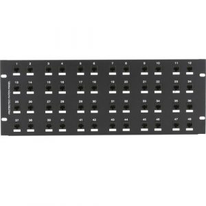 48-PORT CAT6 SURGE-PROTECTED PA TCH PANEL 4U - JSM116A