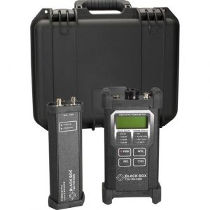 Black Box Fiber Optic Power Meter Source Kit - Fiber Optic Cable Testing - 4Number of Batteries Supported - AA, 9V - Alkaline, Nickel Cadmium (NiCd) - TAA - TS1300A