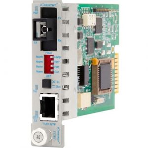 1X T1/E1 RJ45/RJ48 COPPER FIBER ICONVERTER SC SM SF 15/13 40KM - 8711-2