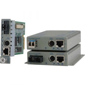 Omnitron Systems iConverter GX/TM2 Media Converter - 1 x Network (RJ-45) - 10/100/1000Base-T, 1000Base-X - 0.55 km - 1 x Expansion Slots - 1 x SFP Slots - - 8939N-0-D