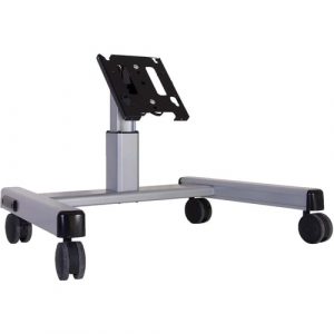 Chief Confidence Medium 2' Monitor Mobile Cart - For Displays 32-65" - Black - Up to 125lb - Up to 55" Flat Panel Display - Black MFQUB - MFQUB