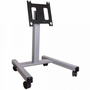 Chief Medium Confidence 3' to 4' Monitor Mobile Cart - For Displays 32-65" - Black - 125 lb Load Capacity - 54.9" Height x 36.1" Width x 25.2" - MFMUB