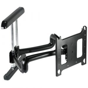 Chief 37" Single Arm Extension TV Wall Mount - For Displays 42-86" - Black - Height Adjustable - 42" to 71" Screen Support - 200 lb Load Capacity - PDRUB