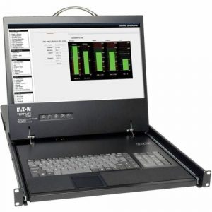 16PORT KVM RACKCONSOLE 19 LCD 1U KEYBOARD CAT5 100FT MAX - B070-016-19