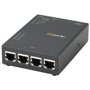 Perle IOLAN STS4-D Terminal Server - 4 x RJ-45 Serial, 1 x RJ-45 10/100Base-TX 4030832 - 4030832