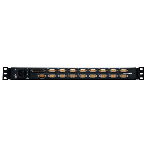 16PORT KVM RACK CONSOLE 1U 19IN LCD KEYBOARD PS2/USB CABLES - B020-U16-19-K - Image 2