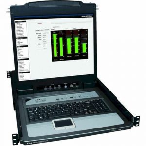 16PORT KVM RACK CONSOLE 1U 19IN LCD KEYBOARD PS2/USB CABLES - B020-U16-19-K