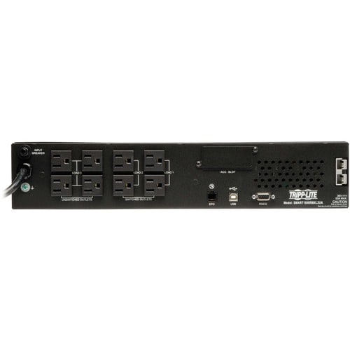 Eaton Tripp Lite Series TAA SmartPro 120V 1.5kVA 1.35kW Line-Interactive Sine Wave UPS, 2U, Extended Run, Network Card Options, LCD, USB, DB9 - 1500VA/1350W - 4.9 Minute Full - SM1500RMXL2UTAA - Image 3