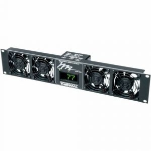 Middle Atlantic UQFP Series Ultra Quiet Fan Panel - 100 CFM Fan Panel with Display UQFP-4D - UQFP-4D