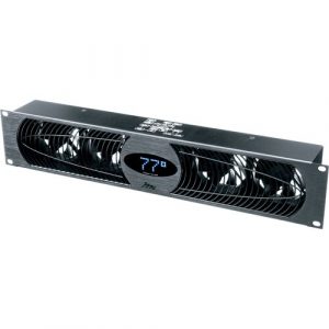 Middle Atlantic Ultra Quiet Fan Panel - Black UQFP-4DRA - UQFP-4DRA