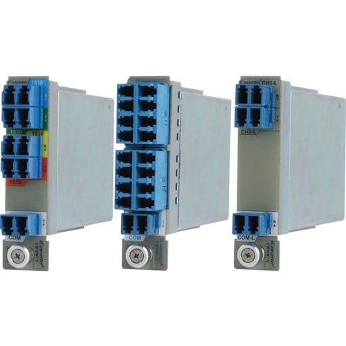 Omnitron Systems iConverter CWDM Single Band-Splitter - Upper Band (1470 to 1610) and Lower Band (1270 to 1450) Mux/Demux 8865-0 - 8865-0