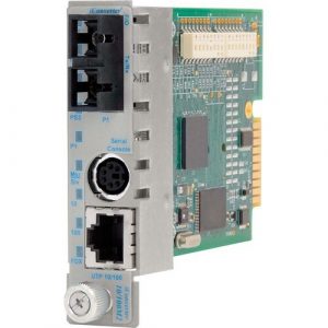 Omnitron Systems iConverter 8903N-1 Network Media Converter - 1 x Network (RJ-45) - 1 x SC Ports - 10/100Base-TX, 100Base-FX - 30 km - Internal 8903N-1 - 8903N-1
