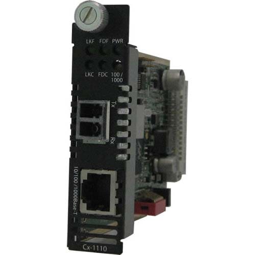C-1110-S2LC10 MEDIA CONVERTER 10/100/1000-1000B-LX 10K 1310NM 2LC - 5051620