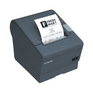Epson TM-T88V Desktop Direct Thermal Printer - Monochrome - Receipt Print - USB - USB Host - Parallel - With Cutter - Dark Gray - 3.15" Print Width - C31CA85834