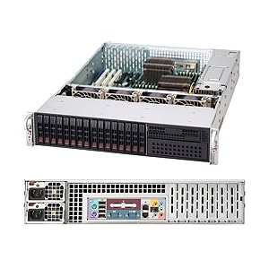 NR BLACK 2U SC219A CHASSIS W/ REDUNDANT 920W LP - CSE-219A-R920LPB