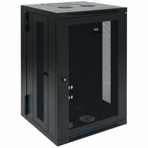 18U WALL MOUNT RACK ENCLOSURE SERVER CABINET HINGED WALLMOUNT - SRW18US - Image 2