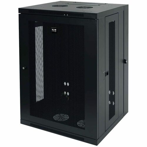 18U WALL MOUNT RACK ENCLOSURE SERVER CABINET HINGED WALLMOUNT - SRW18US - Image 4