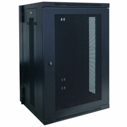 18U WALL MOUNT RACK ENCLOSURE SERVER CABINET HINGED WALLMOUNT - SRW18US