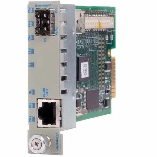 Omnitron Systems iConverter 2439-0-T Transport Module - 1 x RJ-45 10/100/1000Base-T LAN, 1 x Management - 1 x Expansion Slots 2439-0-T - 2439-0-T